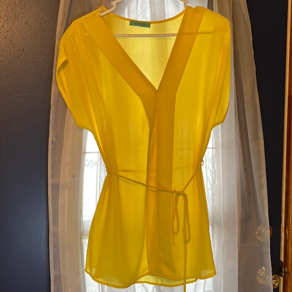 Sugarmint Yellow Blouse